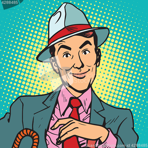 Image of avatar portrait smiling male