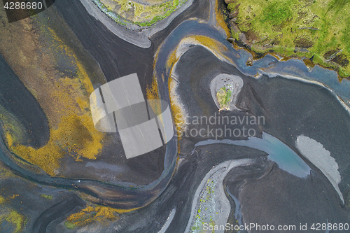 Image of Abstract river