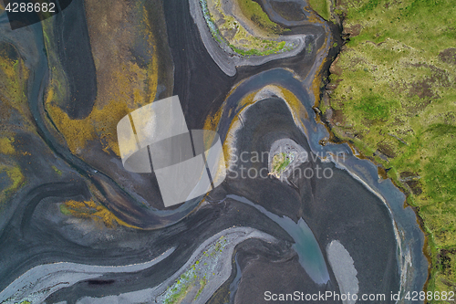 Image of Abstract river