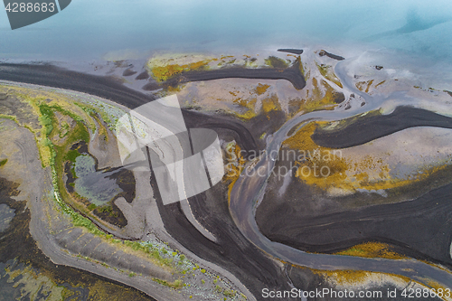 Image of Abstract river mouth