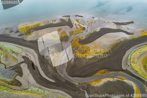 Image of Abstract river mouth