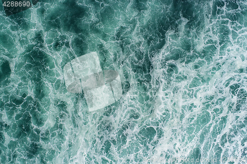 Image of Ocean pattern from above