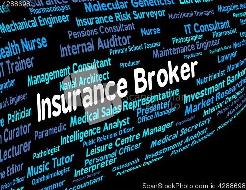 Image of Insurance Broker Represents Covered Coverage And Job