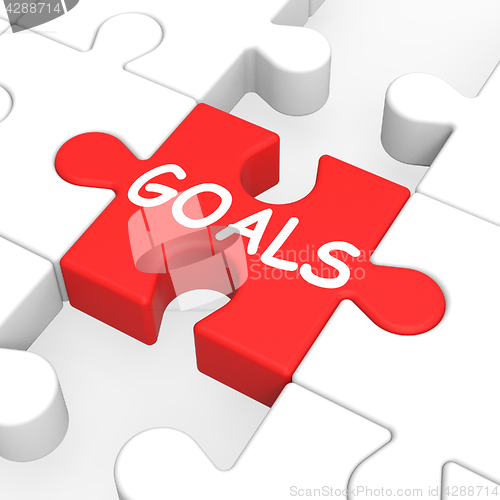 Image of Goals Puzzle Showing Aspiration Targets