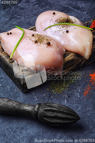 Image of chicken raw breast