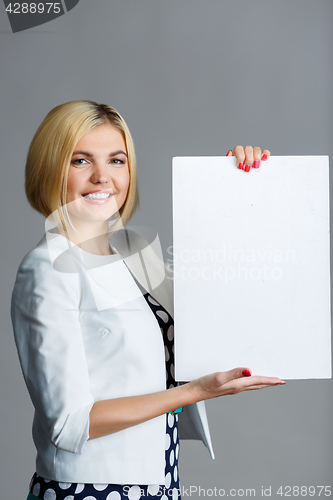 Image of Image of girl with paper