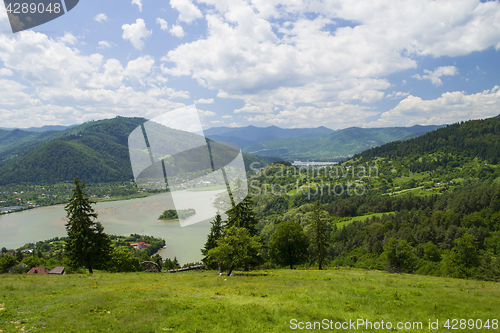 Image of River and summer nature