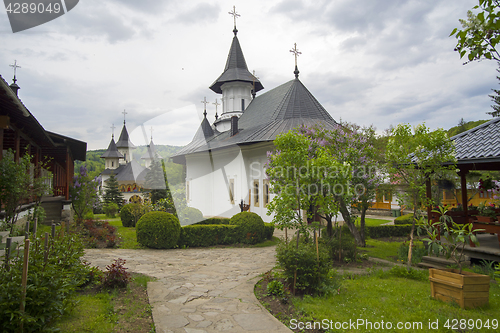 Image of Garden at orthodox monastery of Sihastria