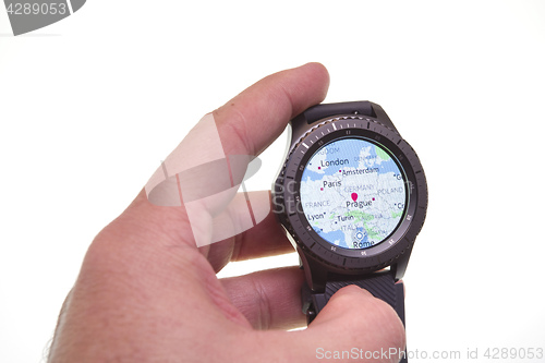 Image of Map on Smart watch