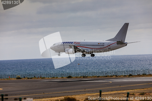 Image of ARECIFE, SPAIN - APRIL, 15 2017: Boeing 737 - 300 of Cobrex Tran