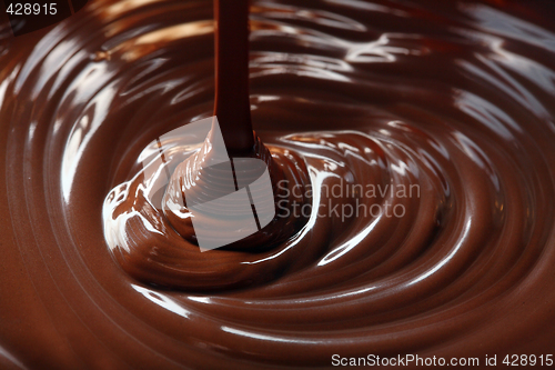 Image of chocolate flow