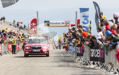 Image of Yellow Jersey on Mont Ventoux - Tour de France 2013