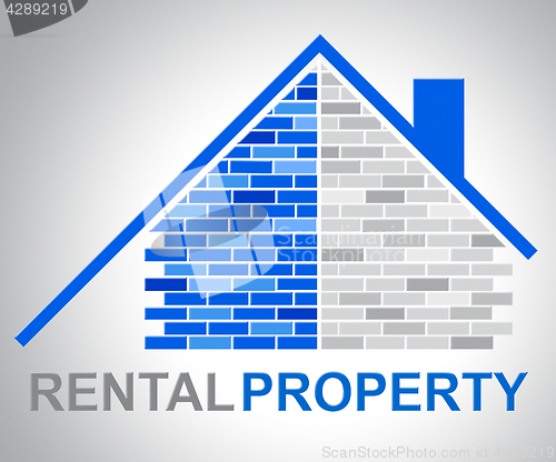 Image of Rental Property Indicates Houses Rented And Real-Estate