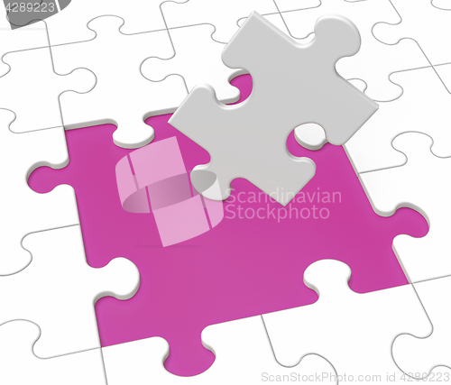 Image of Missing Puzzle Pieces Showing Loss