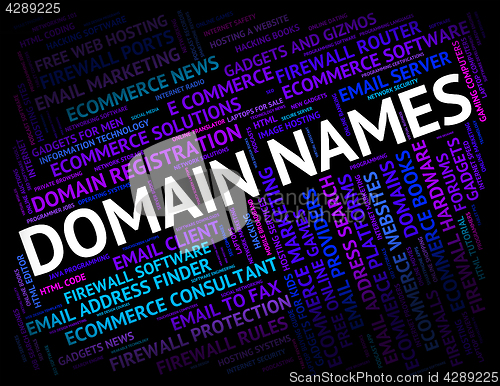 Image of Domain Names Means Dominion Words And Moniker