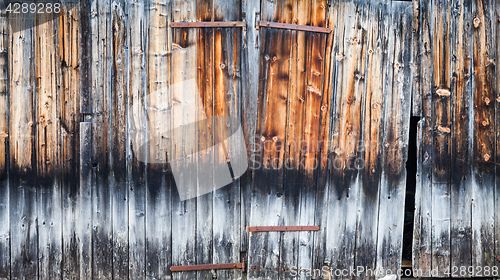 Image of Old wood door