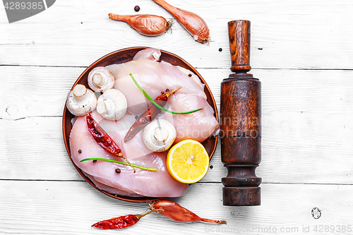 Image of raw chicken meat