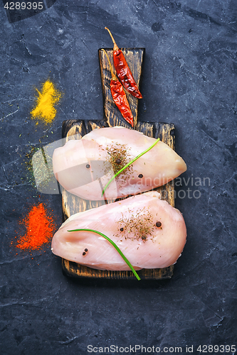 Image of breast chicken meat