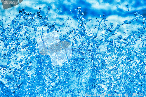 Image of blue water background