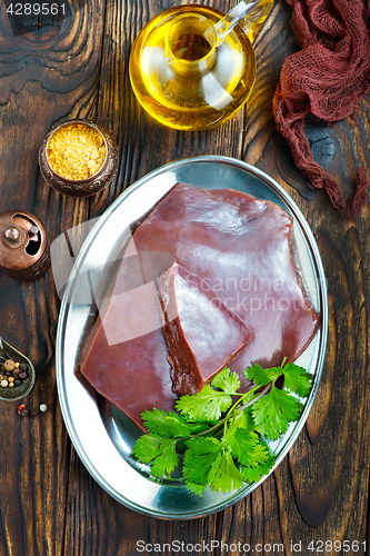 Image of raw liver