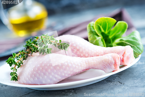 Image of raw chicken legs