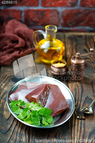 Image of raw liver