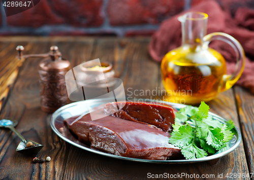 Image of raw liver