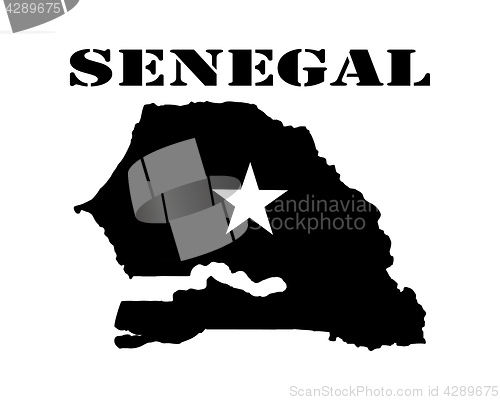 Image of Symbol of Isle of Senegal and map