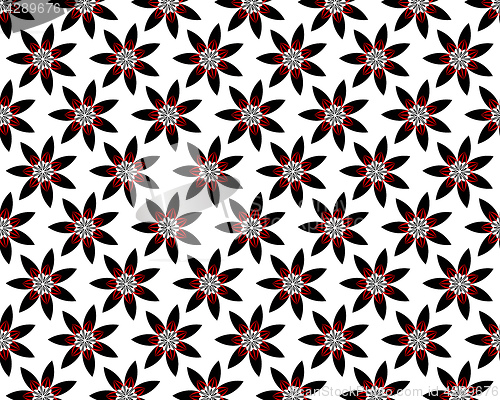 Image of Pattern in the form of flowers