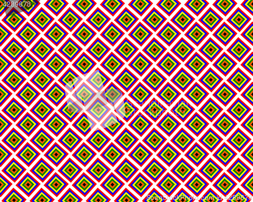 Image of Pattern with squares in a flat style