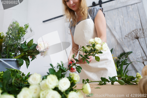 Image of Image of young florist woman