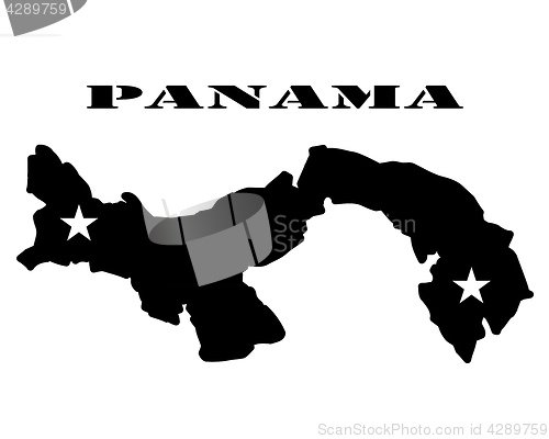 Image of Symbol of  Panama map and map