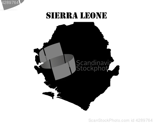 Image of Symbol of  Sierra Leone and map