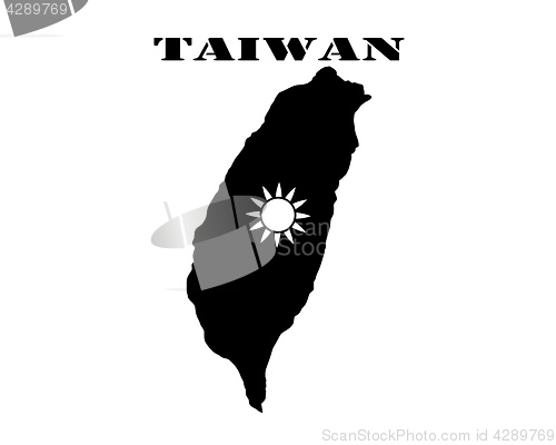 Image of Symbol of  Taiwan and map