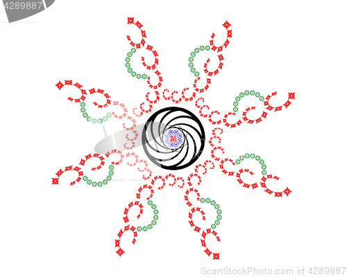 Image of Different patterns and signs
