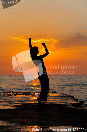 Image of Dance at sunset