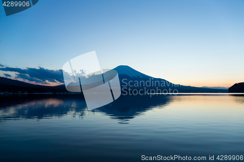 Image of Mt. Fuji and Lake Yamanaka 