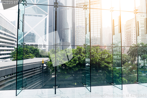 Image of Windows in morden office building