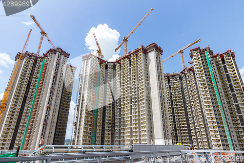 Image of Hong Kong building under construction