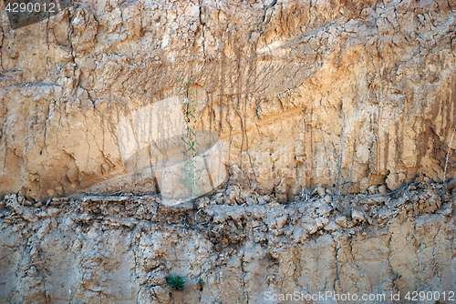 Image of Clay quarry of yellow clay