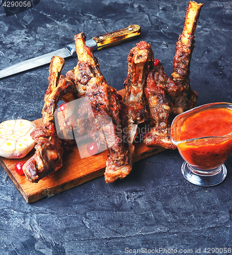 Image of Prepared lamb on the bone