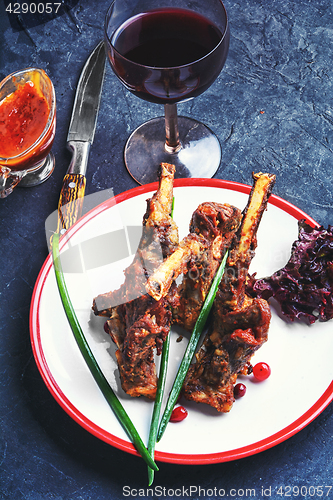 Image of Prepared lamb on the bone