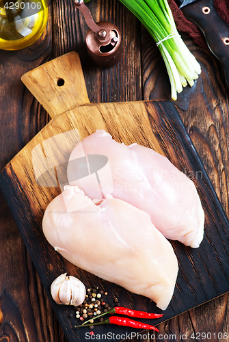 Image of raw chicken fillet