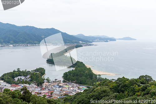 Image of Amanohashidate in Kyoto of Japan