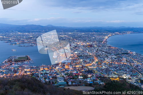 Image of Hakodate City view