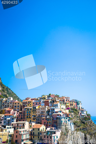 Image of Manarola in Cinque Terre, Italy - July 2016 - The most eye-catch