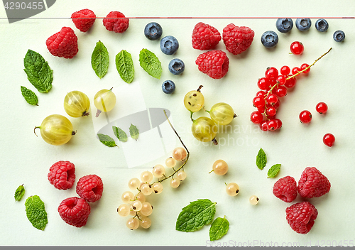 Image of various fresh berries