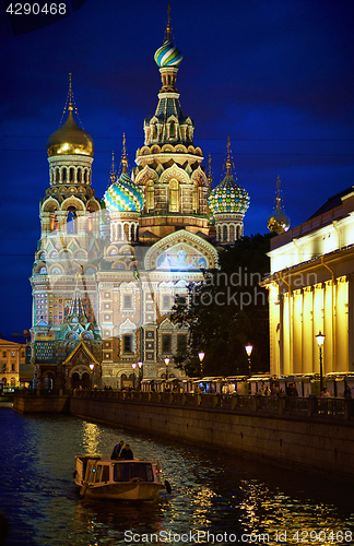 Image of Church of the Savior on  Blood  in St. Petersburg, Russia