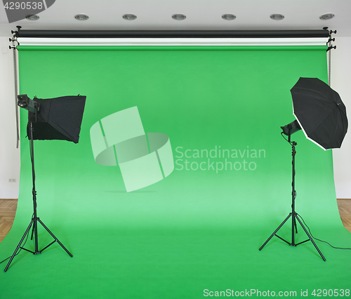 Image of Green Studio Backdrop