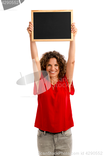 Image of Happy mature woman